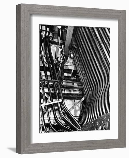 Man Working in a Power Plant-William Vandivert-Framed Photographic Print