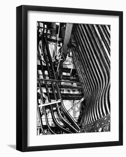 Man Working in a Power Plant-William Vandivert-Framed Photographic Print