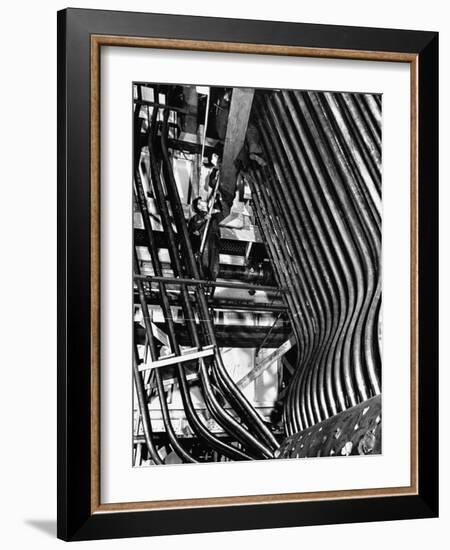 Man Working in a Power Plant-William Vandivert-Framed Photographic Print