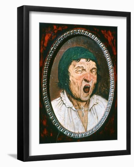 'Man Yawning', c1545-1569. Artist: Pieter Bruegel the Elder-Pieter Bruegel the Elder-Framed Giclee Print