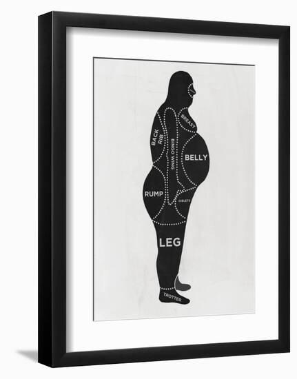 Man-null-Framed Art Print