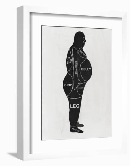 Man-null-Framed Art Print