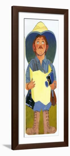 Man-George Adamson-Framed Giclee Print
