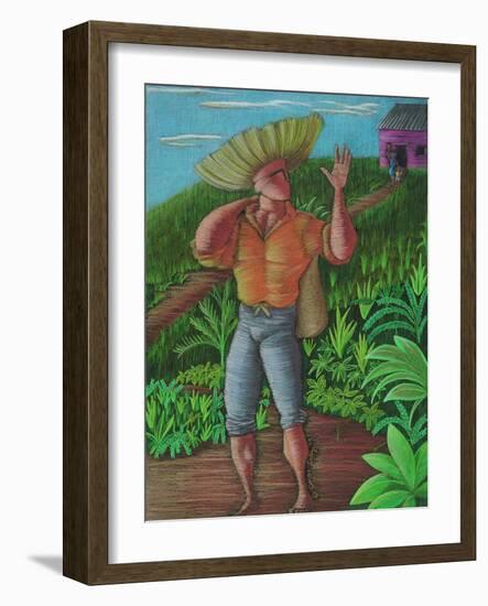 Man-Oscar Ortiz-Framed Giclee Print