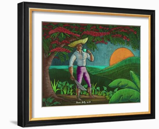 Man-Oscar Ortiz-Framed Giclee Print