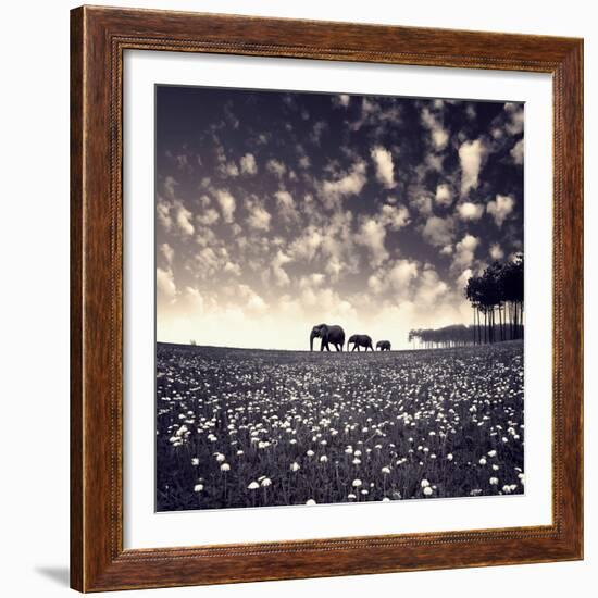 Manada-Luis Beltran-Framed Premium Giclee Print