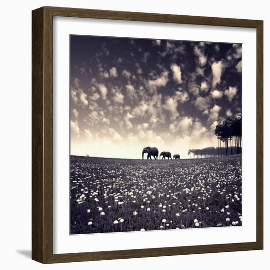 Manada-Luis Beltran-Framed Premium Giclee Print