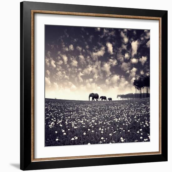 Manada-Luis Beltran-Framed Premium Giclee Print