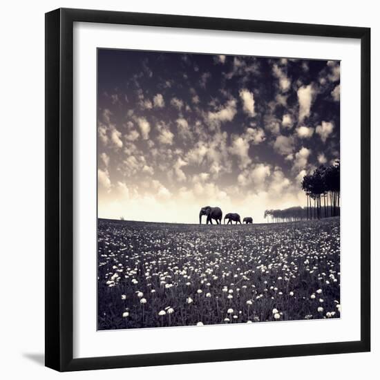 Manada-Luis Beltran-Framed Premium Giclee Print