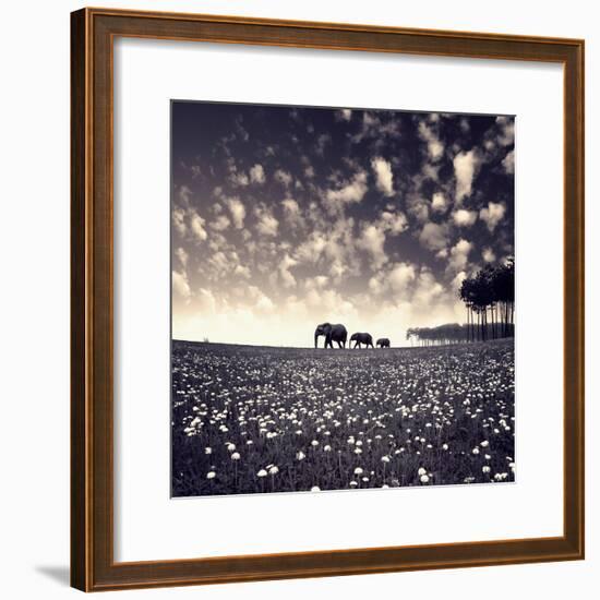 Manada-Luis Beltran-Framed Premium Giclee Print