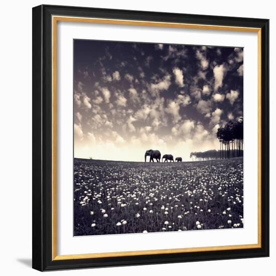 Manada-Luis Beltran-Framed Premium Giclee Print