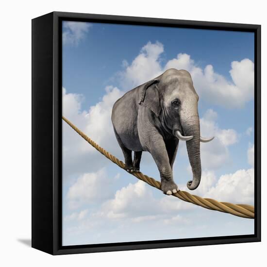 Managing Risk-digitalista-Framed Stretched Canvas