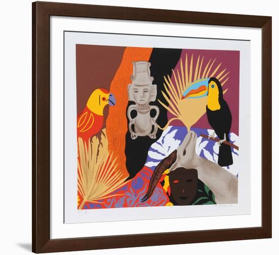 Managua #1-Hunt Slonem-Framed Serigraph