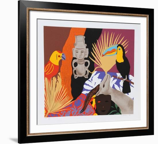 Managua #1-Hunt Slonem-Framed Serigraph