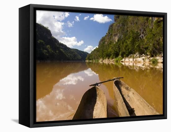 Manambolo Canyon, Tsingys De Bemaraha National Park, East Madagascar-Inaki Relanzon-Framed Premier Image Canvas