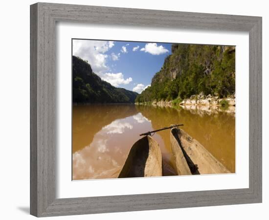 Manambolo Canyon, Tsingys De Bemaraha National Park, East Madagascar-Inaki Relanzon-Framed Photographic Print