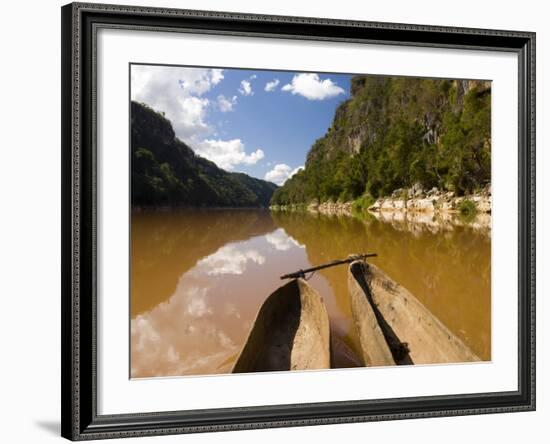 Manambolo Canyon, Tsingys De Bemaraha National Park, East Madagascar-Inaki Relanzon-Framed Photographic Print