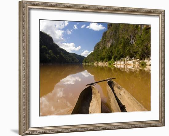 Manambolo Canyon, Tsingys De Bemaraha National Park, East Madagascar-Inaki Relanzon-Framed Photographic Print