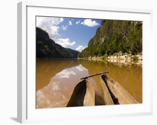 Manambolo Canyon, Tsingys De Bemaraha National Park, East Madagascar-Inaki Relanzon-Framed Photographic Print