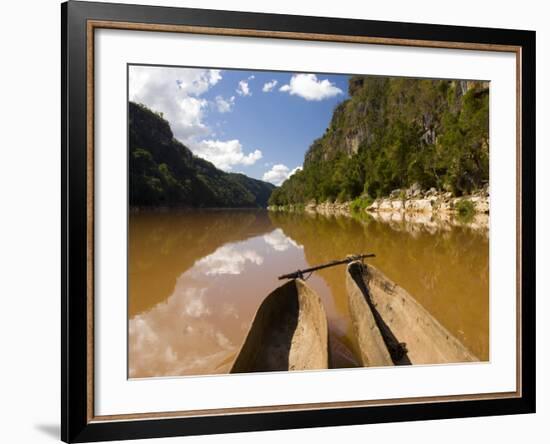 Manambolo Canyon, Tsingys De Bemaraha National Park, East Madagascar-Inaki Relanzon-Framed Photographic Print