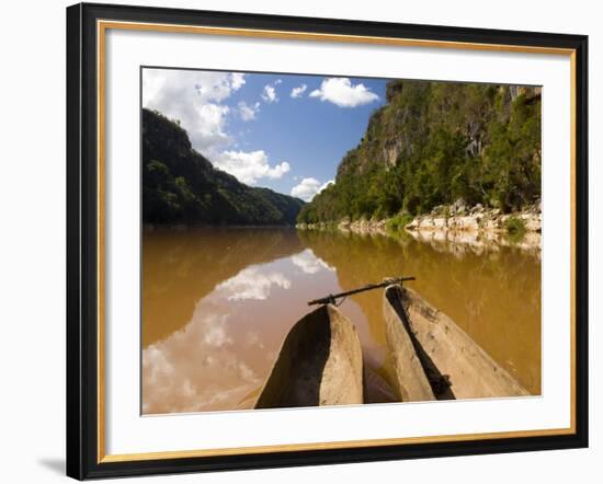 Manambolo Canyon, Tsingys De Bemaraha National Park, East Madagascar-Inaki Relanzon-Framed Photographic Print