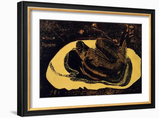 Manao Tupapau (Spirit of the Dead Watchin), 1893-1894-Paul Gauguin-Framed Giclee Print