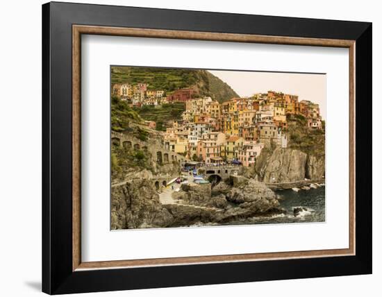 Manarola, Cinque Terre, Italy.-Michael DeFreitas-Framed Photographic Print