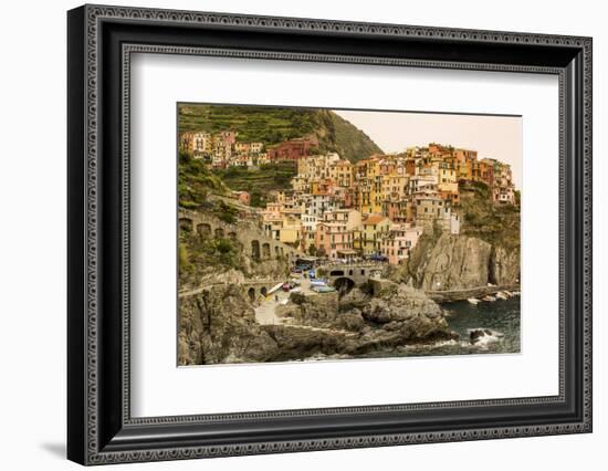 Manarola, Cinque Terre, Italy.-Michael DeFreitas-Framed Photographic Print