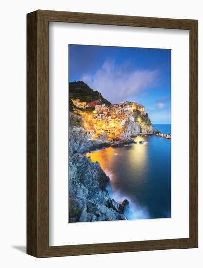 Manarola, Cinque Terre, Liguria, Italy-Jordan Banks-Framed Photographic Print