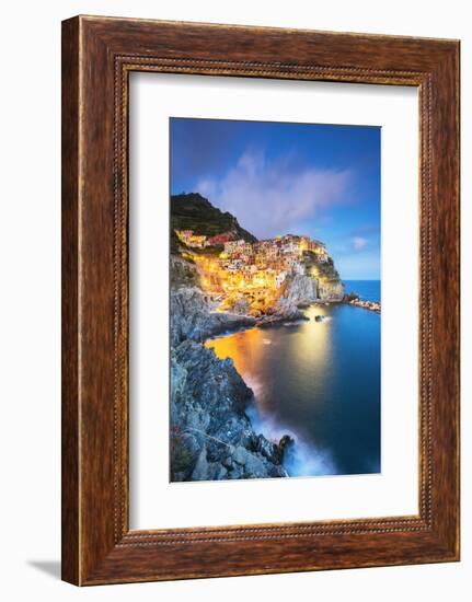 Manarola, Cinque Terre, Liguria, Italy-Jordan Banks-Framed Photographic Print