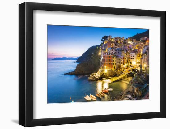 Manarola, Cinque Terre, Liguria, Italy-Jordan Banks-Framed Photographic Print