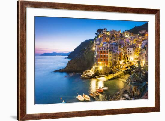 Manarola, Cinque Terre, Liguria, Italy-Jordan Banks-Framed Photographic Print