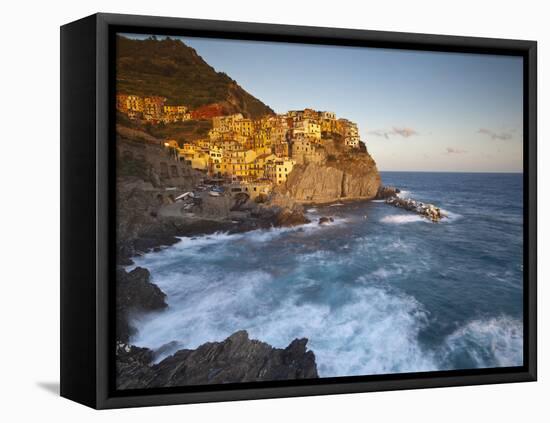 Manarola, Cinque Terre, Riviera Di Levante, Liguria, Italy-Jon Arnold-Framed Premier Image Canvas