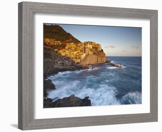 Manarola, Cinque Terre, Riviera Di Levante, Liguria, Italy-Jon Arnold-Framed Photographic Print