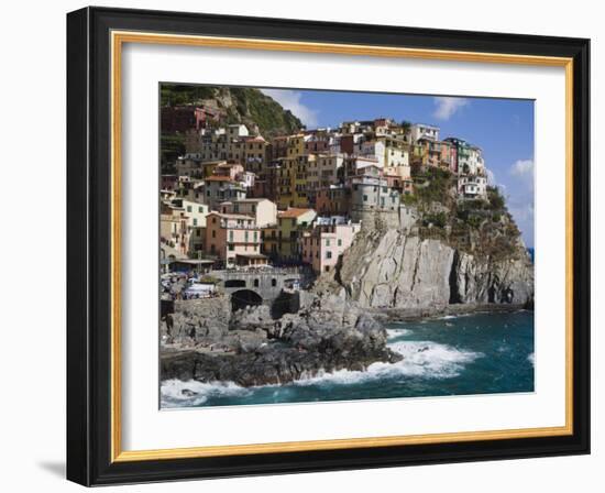 Manarola, Cinque Terre, UNESCO World Heritage Site, Liguria, Italy, Europe-Angelo Cavalli-Framed Photographic Print