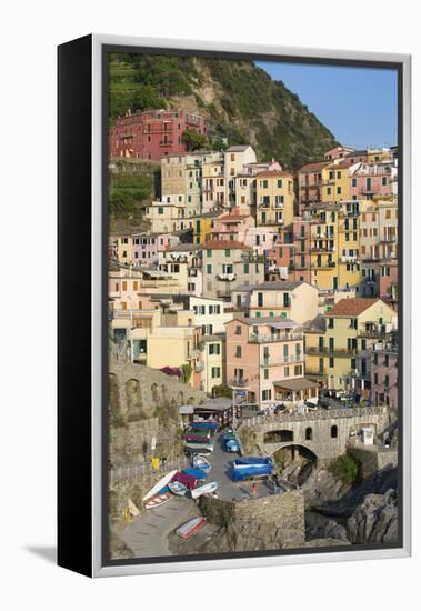 Manarola, Cinque Terre, UNESCO World Heritage Site, Liguria, Italy, Europe-Gavin Hellier-Framed Premier Image Canvas