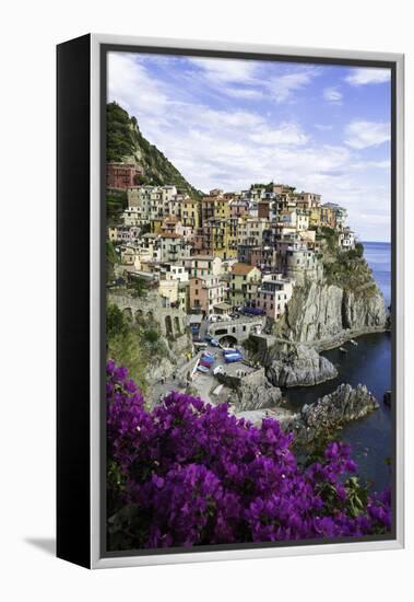 Manarola, Cinque Terre, UNESCO World Heritage Site, Liguria, Italy, Europe-Gavin Hellier-Framed Premier Image Canvas