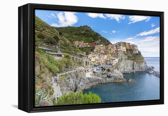 Manarola, Cinque Terre, UNESCO World Heritage Site, Liguria, Italy, Europe-Gavin Hellier-Framed Premier Image Canvas