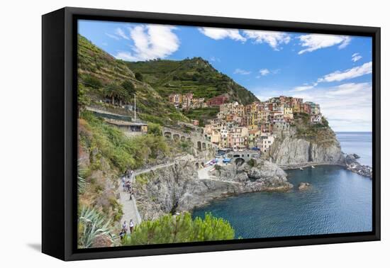 Manarola, Cinque Terre, UNESCO World Heritage Site, Liguria, Italy, Europe-Gavin Hellier-Framed Premier Image Canvas