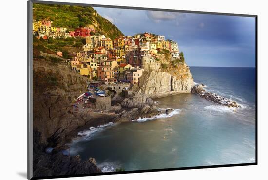 Manarola in After Storm Light, Cinque Terre, Italy-George Oze-Mounted Photographic Print