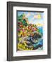 Manarola, Italy - Cinque Terre Coastal Town - Italian Riviera-Robin Wethe Altman-Framed Art Print