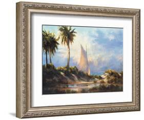 Manasota Key Returning-Malarz-Framed Art Print