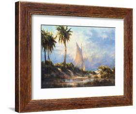Manasota Key Returning-Malarz-Framed Art Print