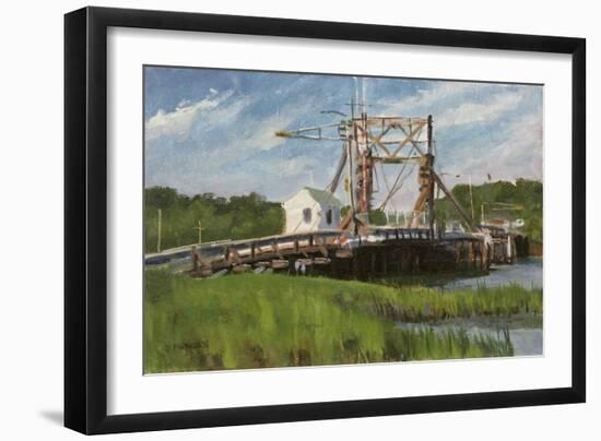 Manasquan Bridge 2-Michael Budden-Framed Giclee Print