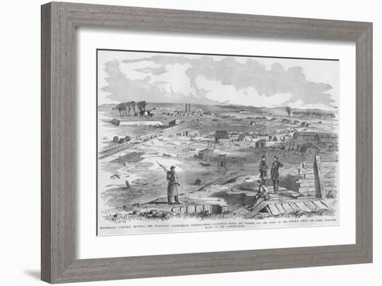 Manassas Junction Abandoned by Confederates-Frank Leslie-Framed Art Print