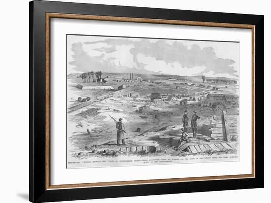 Manassas Junction Abandoned by Confederates-Frank Leslie-Framed Art Print