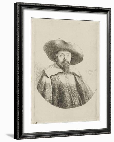 Manasseh ben Israël-Rembrandt van Rijn-Framed Giclee Print