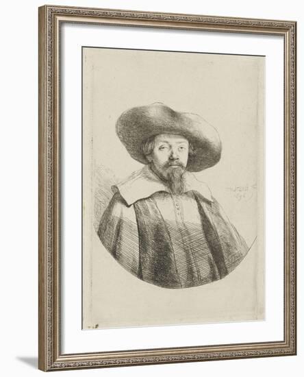 Manasseh ben Israël-Rembrandt van Rijn-Framed Giclee Print