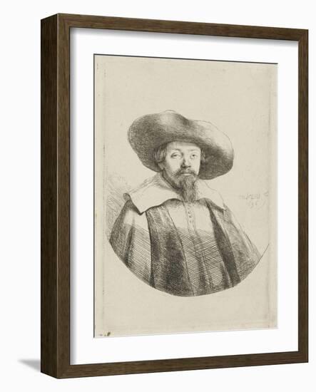 Manasseh ben Israël-Rembrandt van Rijn-Framed Giclee Print