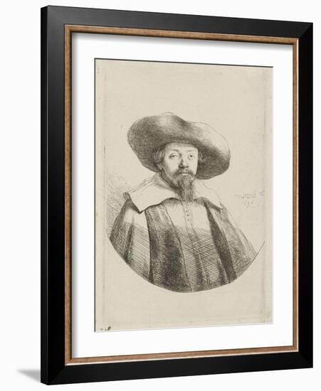 Manasseh ben Israël-Rembrandt van Rijn-Framed Giclee Print